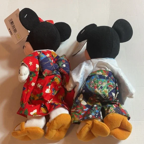 Tokyo Disney Mickey and Minnie Mouse Bean Bag Stuffed Animal Plush - Picture 14 of 14